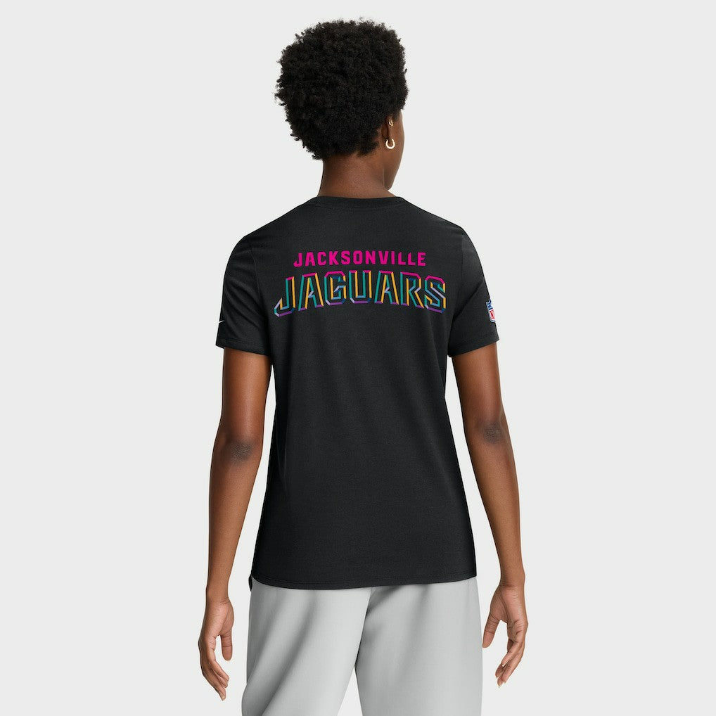 Nike Jacksonville Jaguars Women's 2025 NFL Crucial Catch Tri-Blend Dri-FIT T-Shirt Black