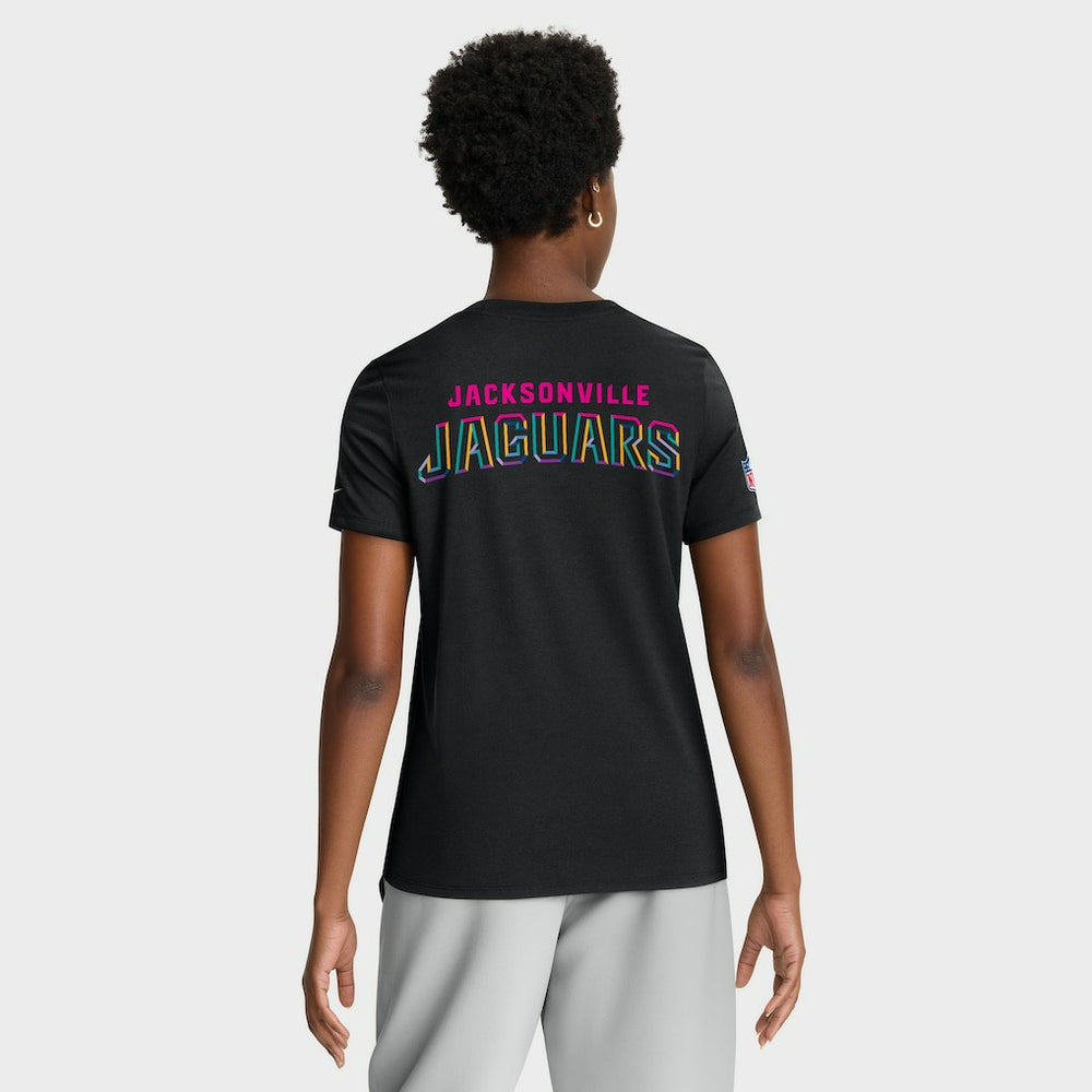 Nike Jacksonville Jaguars Women's 2025 NFL Crucial Catch Tri-Blend Dri-FIT T-Shirt Black