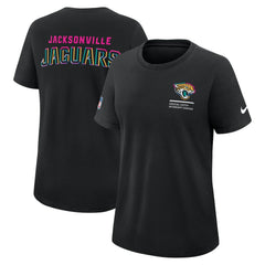 Nike Jacksonville Jaguars Women's 2025 NFL Crucial Catch Tri-Blend Dri-FIT T-Shirt Black