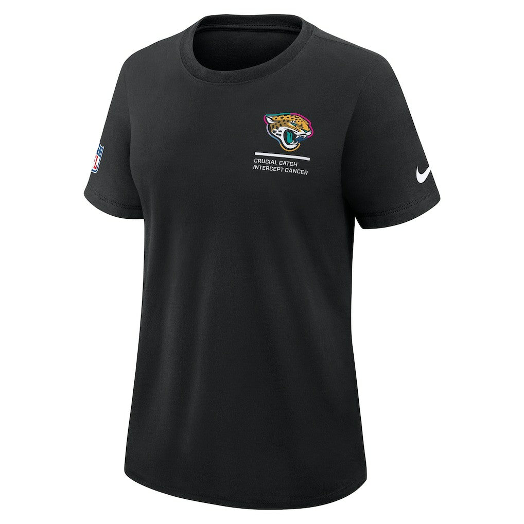 Nike Jacksonville Jaguars Women's 2025 NFL Crucial Catch Tri-Blend Dri-FIT T-Shirt Black