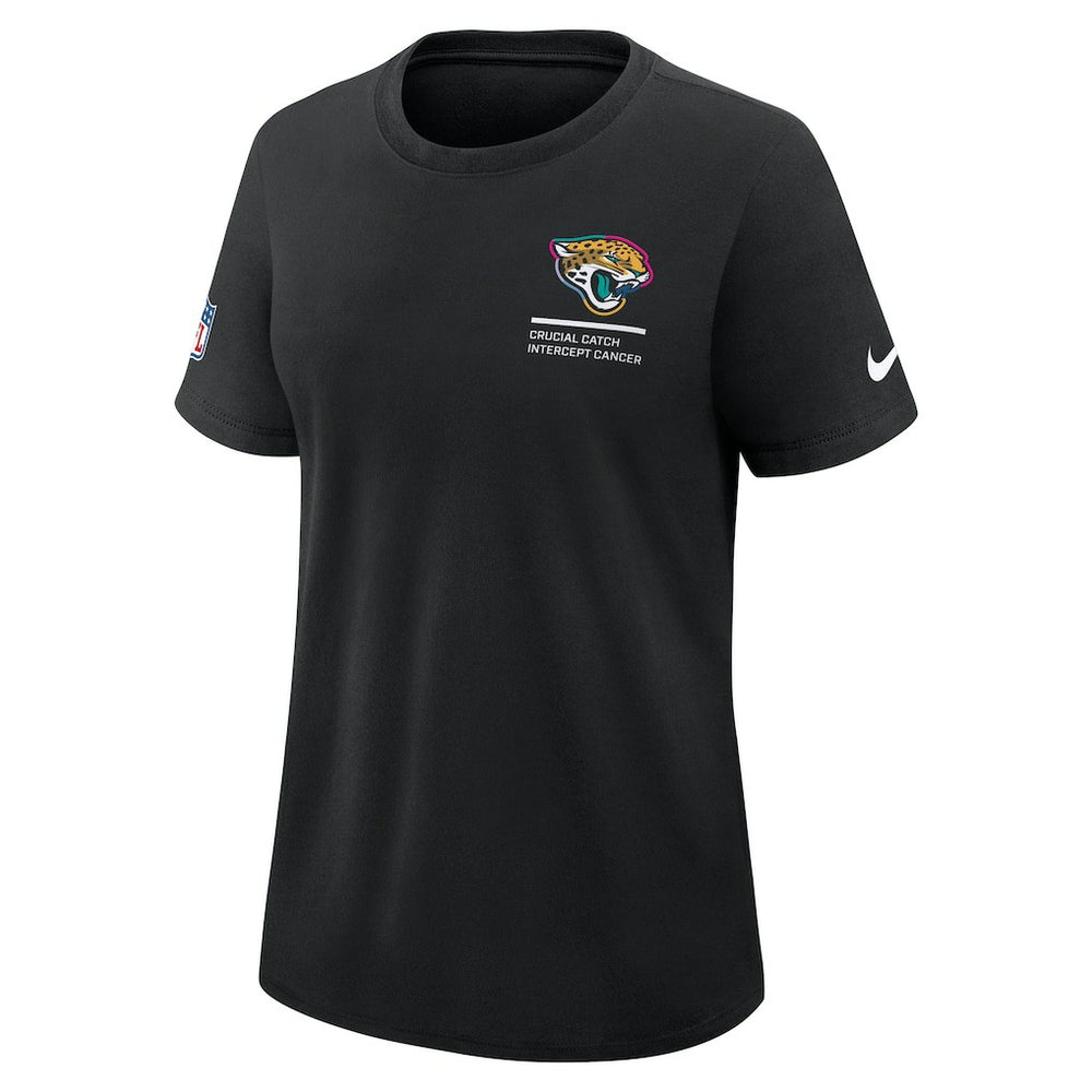 Nike Jacksonville Jaguars Women's 2025 NFL Crucial Catch Tri-Blend Dri-FIT T-Shirt Black