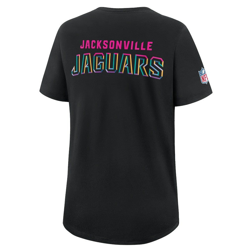 Nike Jacksonville Jaguars Women's 2025 NFL Crucial Catch Tri-Blend Dri-FIT T-Shirt Black