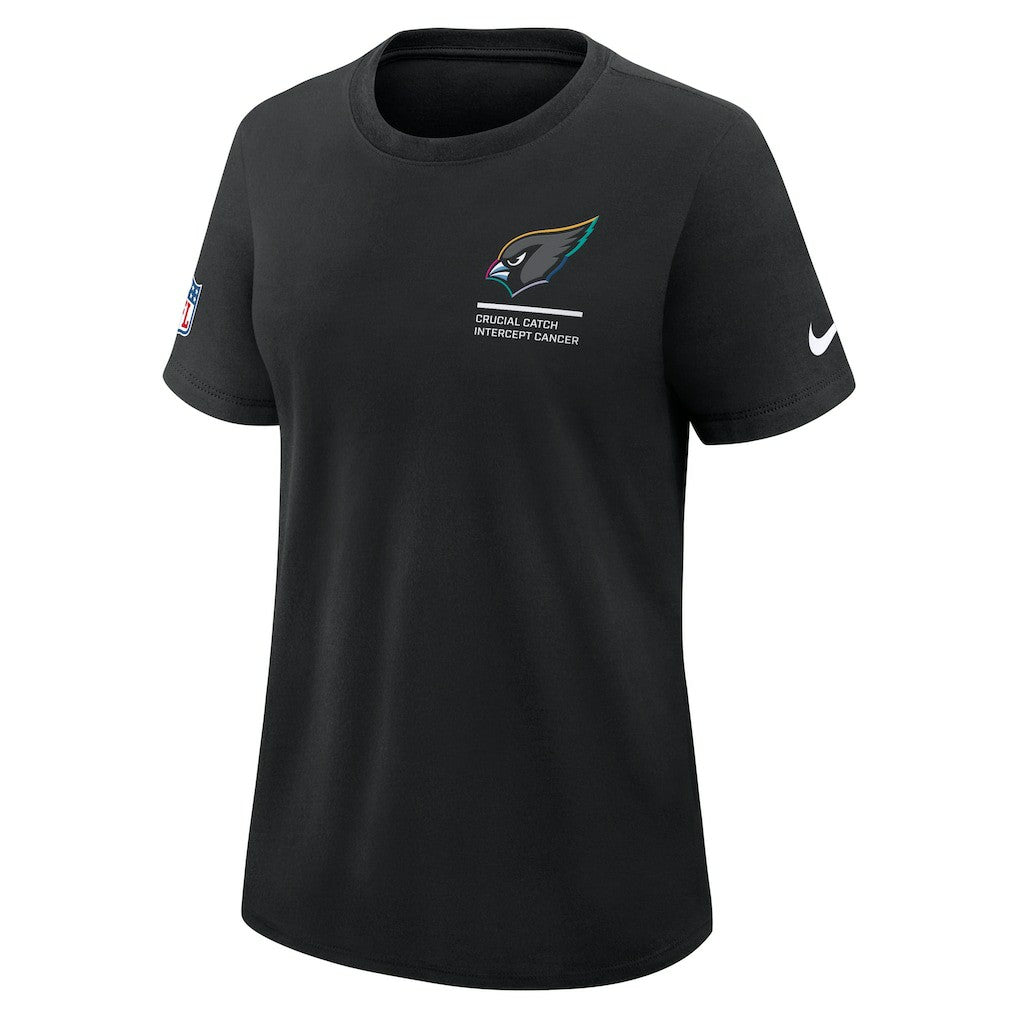 Nike Arizona Cardinals Women's 2025 NFL Crucial Catch Tri-Blend Dri-FIT T-Shirt Black