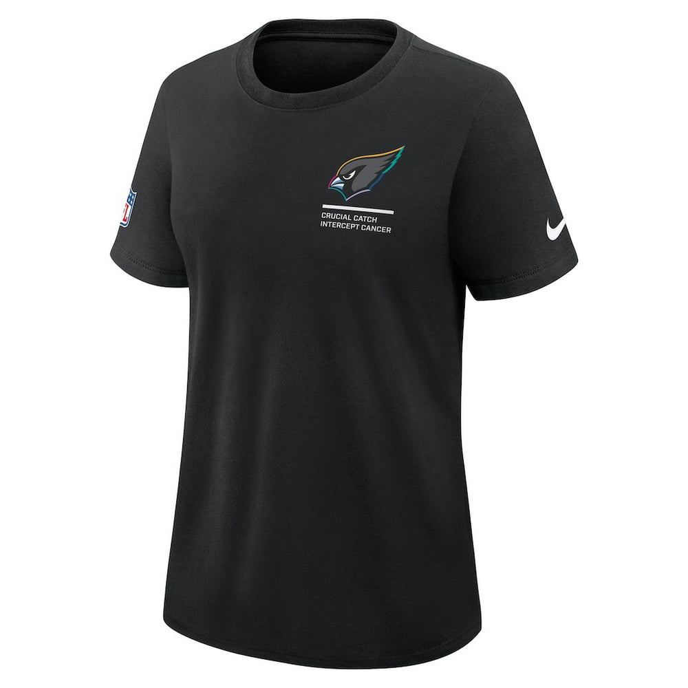 Nike Arizona Cardinals Women's 2025 NFL Crucial Catch Tri-Blend Dri-FIT T-Shirt Black