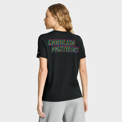 Nike Carolina Panthers Women's 2025 NFL Crucial Catch Tri-Blend Dri-FIT T-Shirt Black
