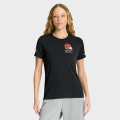 Nike Cleveland Browns Women's 2025 NFL Crucial Catch Tri-Blend Dri-FIT T-Shirt Black