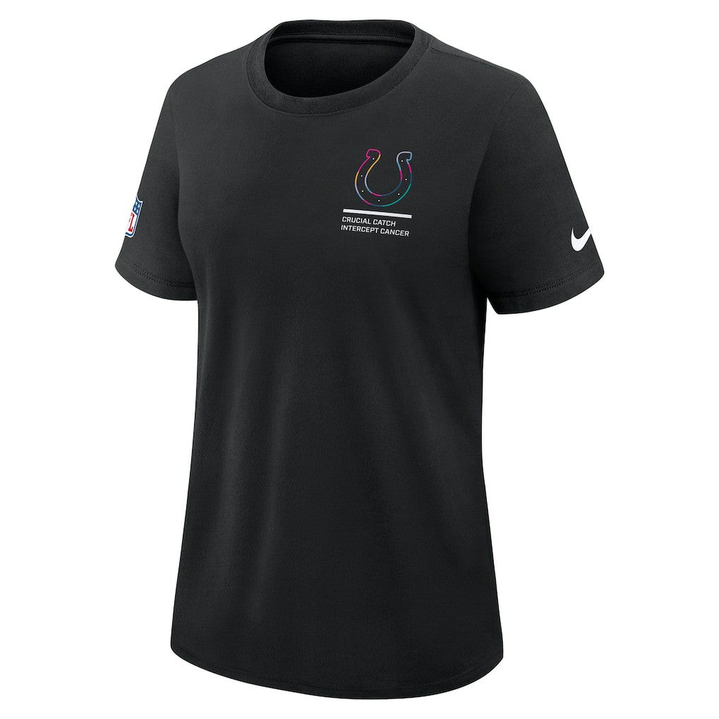Nike Indianapolis Colts Women's 2025 NFL Crucial Catch Tri-Blend Dri-FIT T-Shirt Black