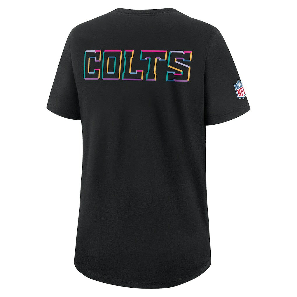 Nike Indianapolis Colts Women's 2025 NFL Crucial Catch Tri-Blend Dri-FIT T-Shirt Black