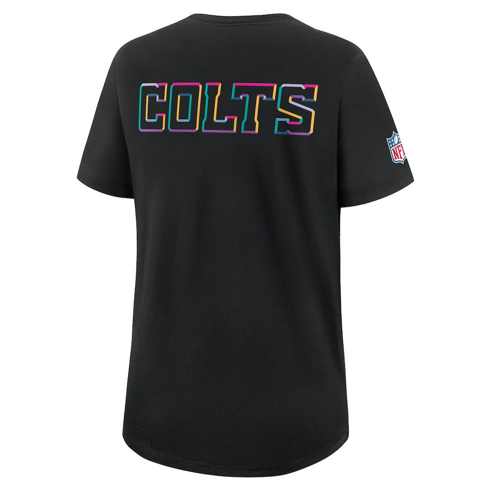 Nike Indianapolis Colts Women's 2025 NFL Crucial Catch Tri-Blend Dri-FIT T-Shirt Black