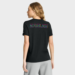 Nike Philadelphia Eagles Women's 2025 NFL Crucial Catch Tri-Blend Dri-FIT T-Shirt Black