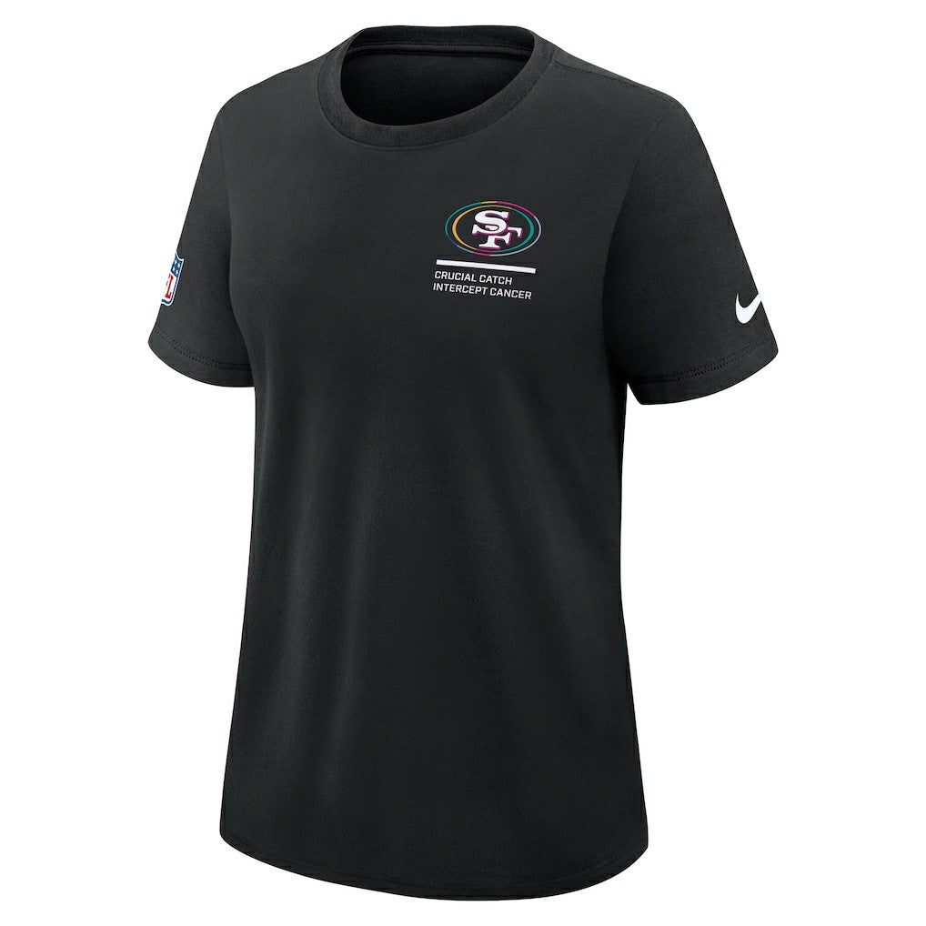 Nike San Francisco 49ers Women's 2025 NFL Crucial Catch Tri-Blend Dri-FIT T-Shirt Black
