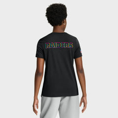 Nike Las Vegas Raiders Women's 2025 NFL Crucial Catch Tri-Blend Dri-FIT T-Shirt Black