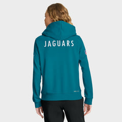 Nike Jacksonville Jaguars Women's Throwback Sideline Standard Issue Dri-FIT Hoodie Teal
