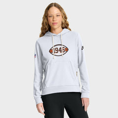 Nike Cleveland Browns Women's Throwback Sideline Standard Issue Dri-FIT Hoodie White