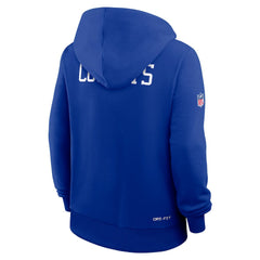 Nike Dallas Cowboys Women's Throwback Sideline Standard Issue Dri-FIT Hoodie Royal