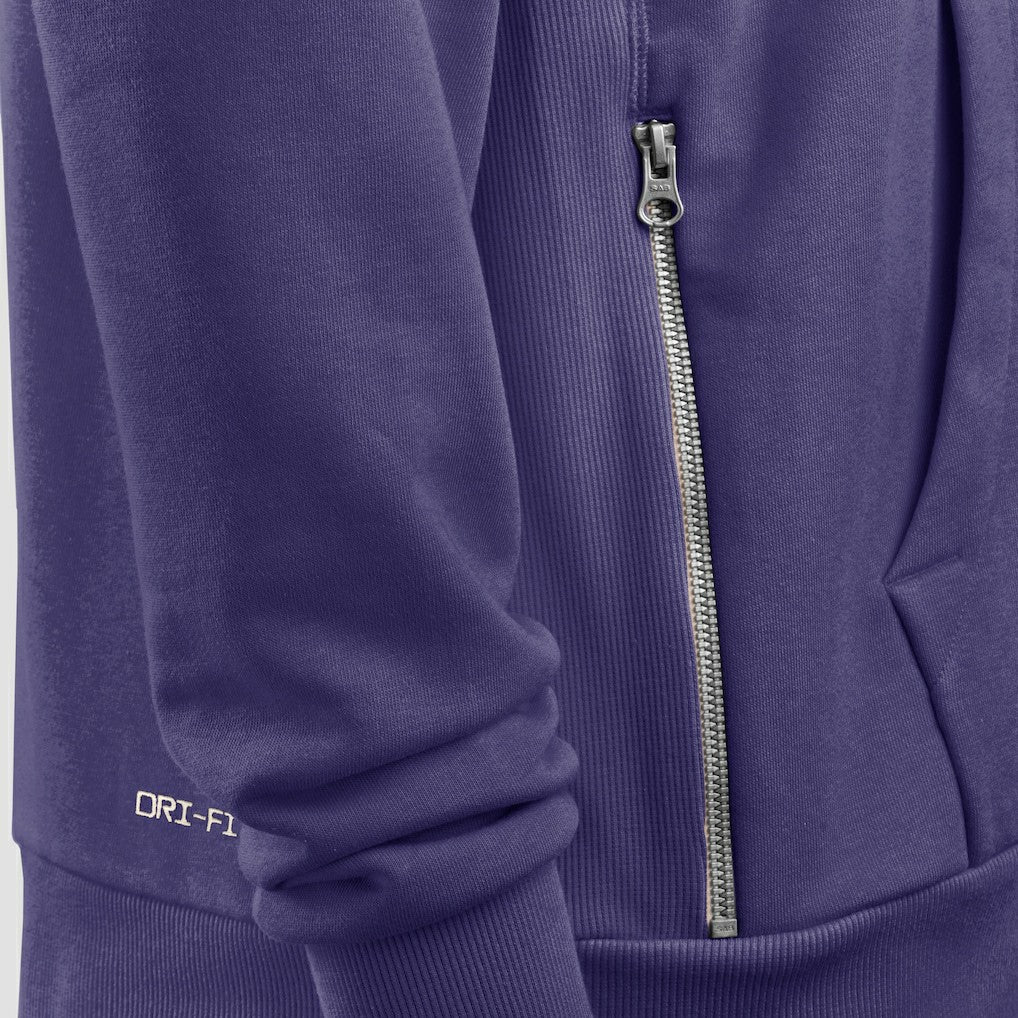 Nike Minnesota Vikings Women's Throwback Sideline Standard Issue Dri-FIT Hoodie Purple