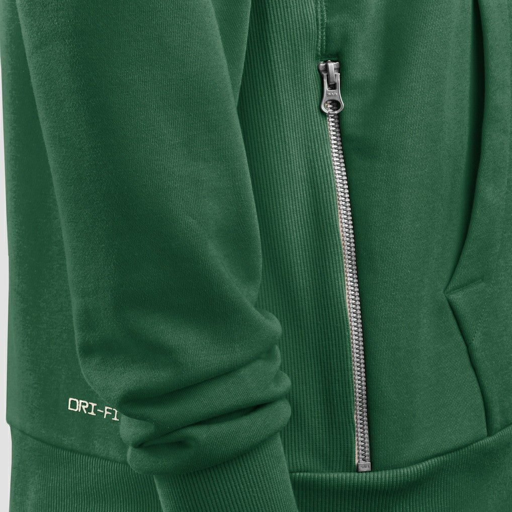 Nike New York Jets Women's Throwback Sideline Standard Issue Dri-FIT Hoodie Kelly Green