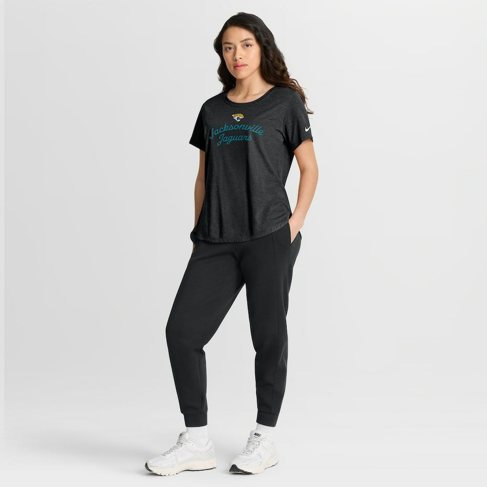 Nike Jacksonville Jaguars Women's Script Tri-Blend T-Shirt Black