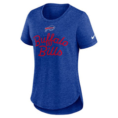 Nike Buffalo Bills Women's Script Tri-Blend T-Shirt Royal