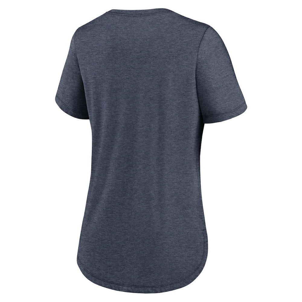Nike Houston Texans Women's Script Tri-Blend T-Shirt Navy