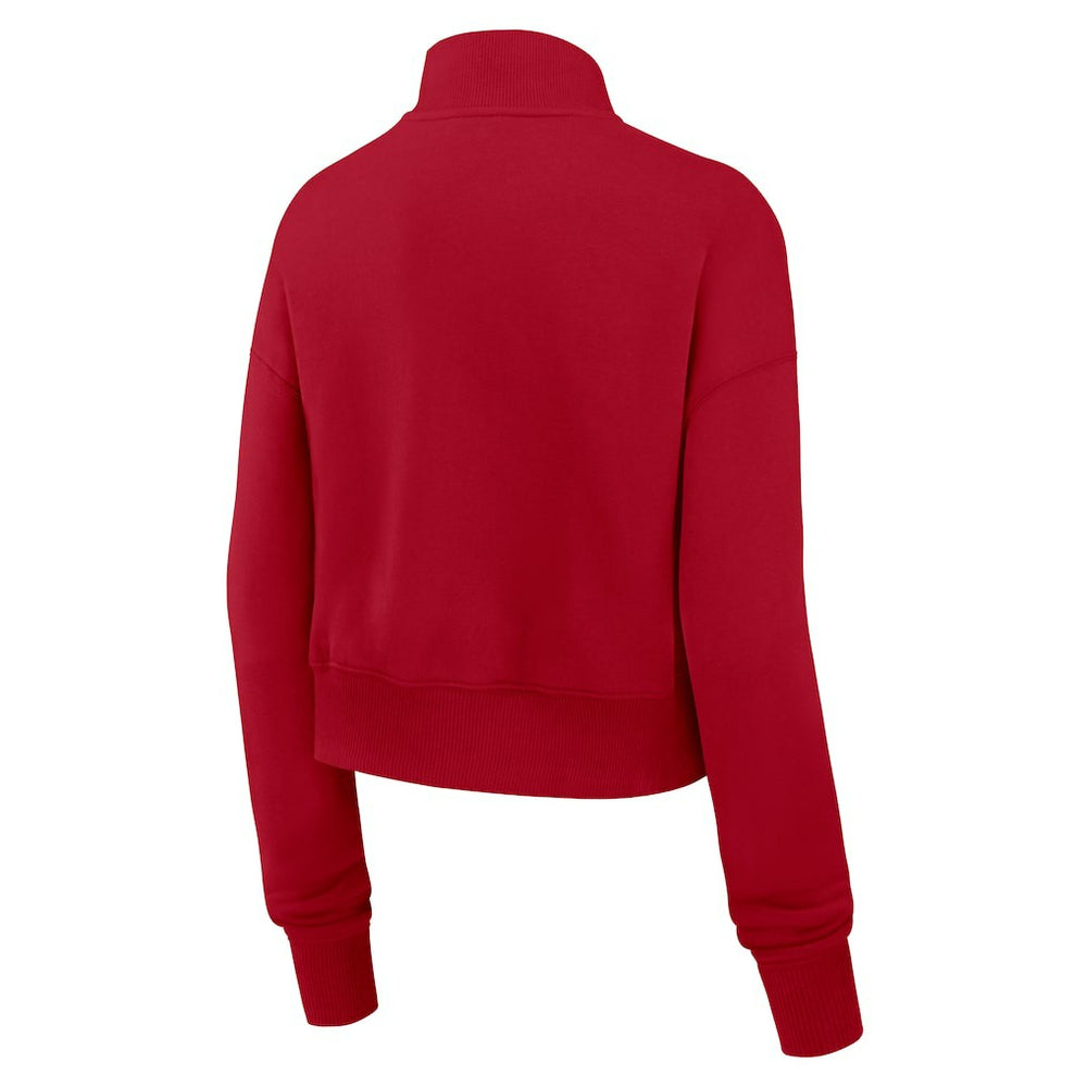 Nike San Francisco 49ers Women's Primetime Phoenix Half-Zip Sweatshirt Scarlet