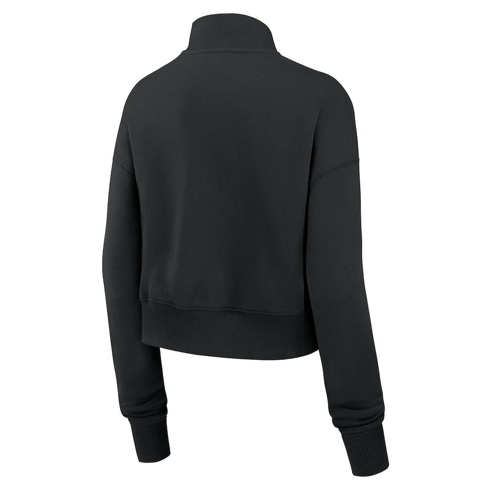 Nike New Orleans Saints Women's Primetime Phoenix Half-Zip Sweatshirt Black