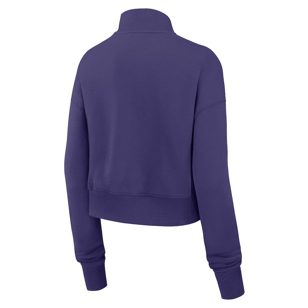 Nike Baltimore Ravens Women's Primetime Phoenix Half-Zip Sweatshirt Purple