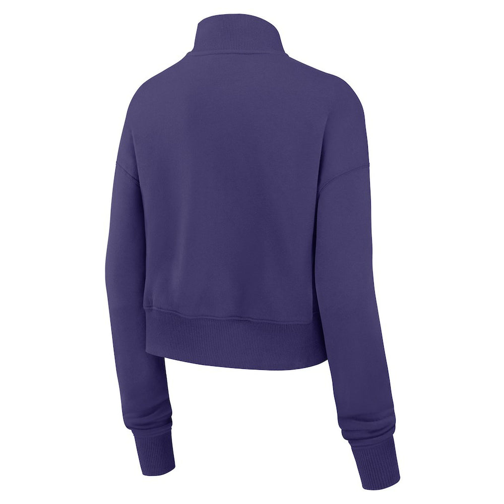 Nike Baltimore Ravens Women's Primetime Phoenix Half-Zip Sweatshirt Purple