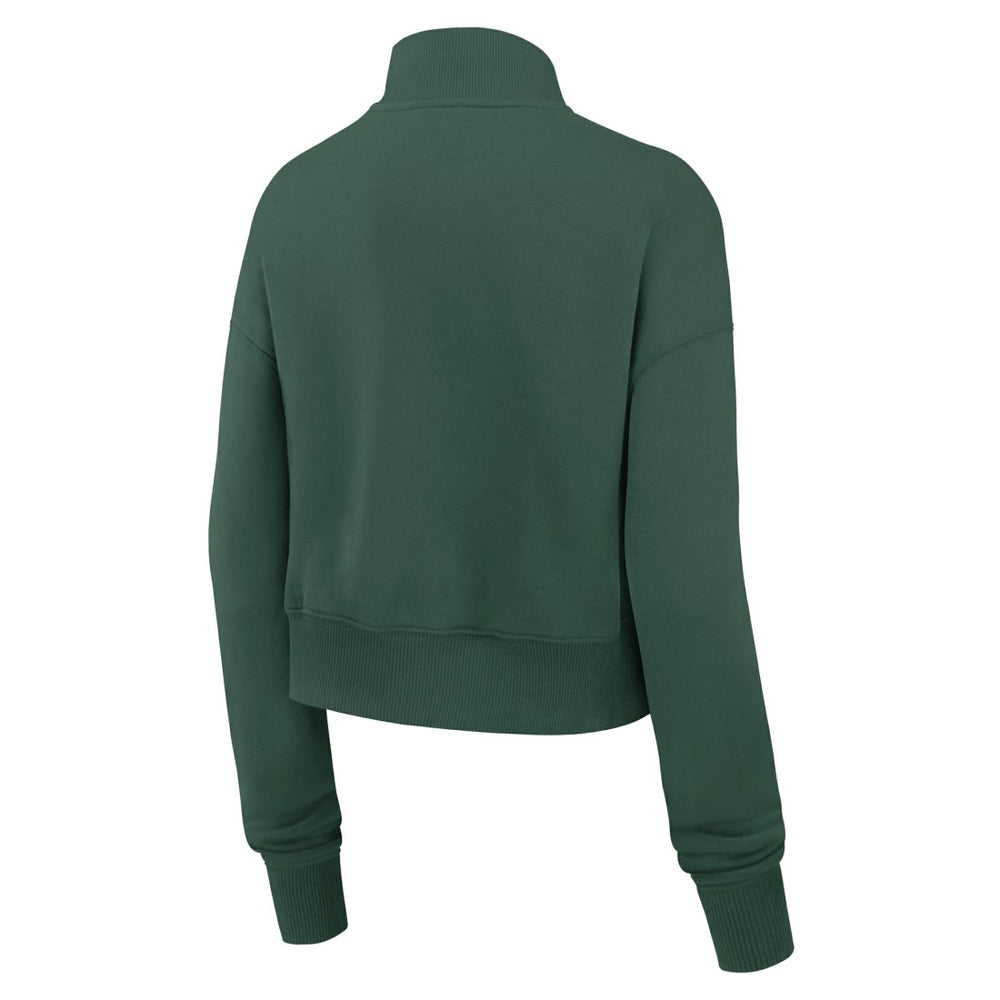 Nike Green Bay Packers Women's Primetime Phoenix Half-Zip Sweatshirt Green