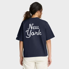 Nike New York Giants Women's Rewind Pocket Boxy T-Shirt Royal