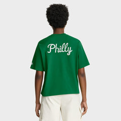 Nike Philadelphia Eagles Women's Rewind Pocket Boxy T-Shirt Kelly Green