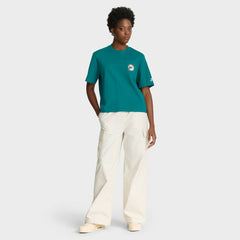 Nike Miami Dolphins Women's Rewind Pocket Boxy T-Shirt Aqua
