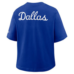 Nike Dallas Cowboys Women's Rewind Pocket Boxy T-Shirt Royal