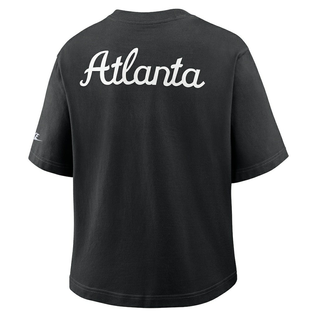 Nike Atlanta Falcons Women's Rewind Pocket Boxy T-Shirt Black