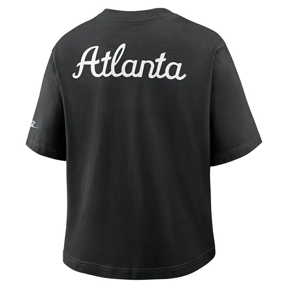 Nike Atlanta Falcons Women's Rewind Pocket Boxy T-Shirt Black