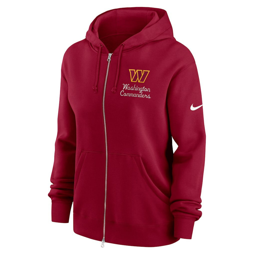 Nike Washington Commanders Women's Phoenix Rewind Full-Zip Hoodie Burgundy