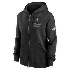 Nike Pittsburgh Steelers Women's Phoenix Rewind Full-Zip Hoodie Black