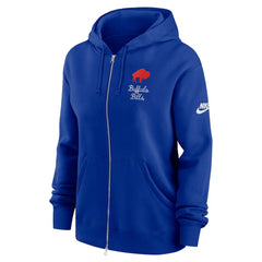 Nike Buffalo Bills Women's Phoenix Rewind Full-Zip Hoodie Royal