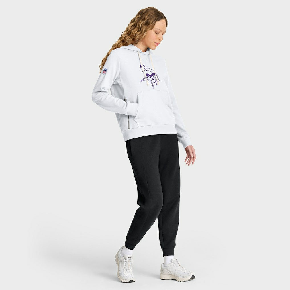 Nike Minnesota Vikings Women's Alternate Logo Sideline Standard Issue Dri-FIT Hoodie White
