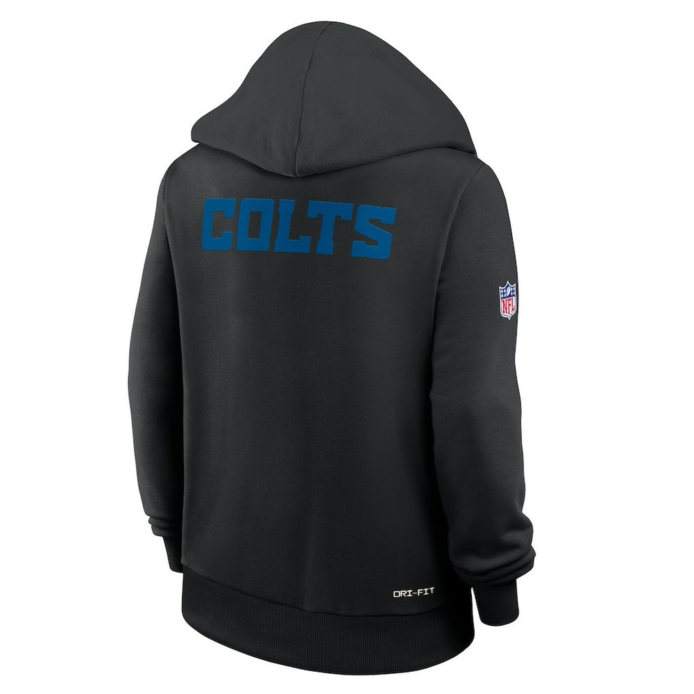 Nike Indianapolis Colts Women's Alternate Logo Sideline Standard Issue Dri-FIT Hoodie Black