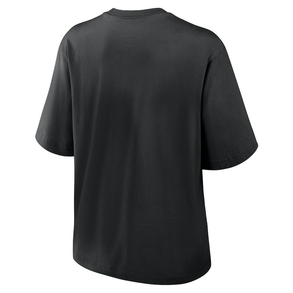 Nike Las Vegas Raiders Women's Essential Script Relaxed Boxy T-Shirt Black