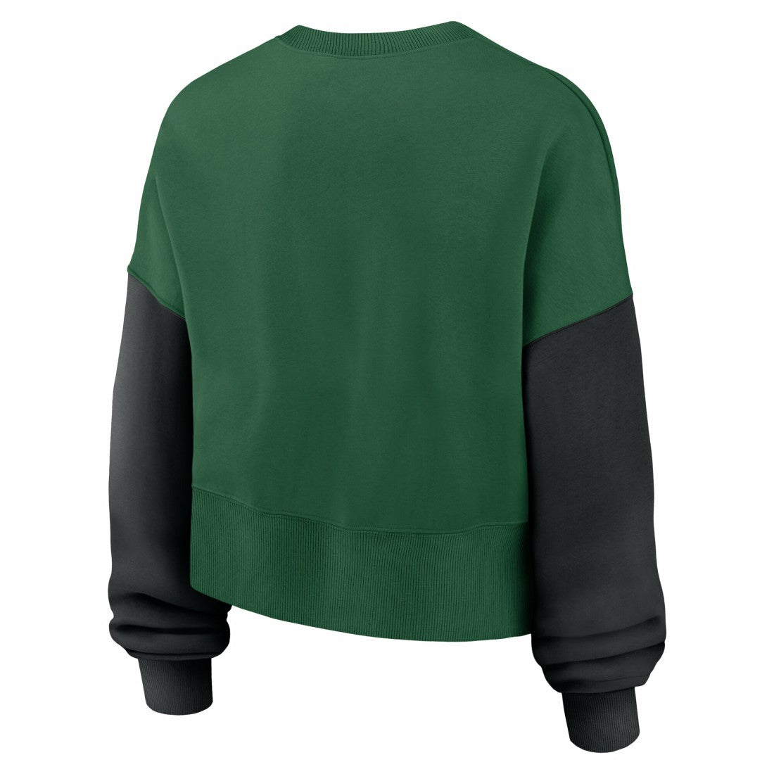 Nike New York Jets Women's Oversized Color-Block Pullover Sweatshirt Green