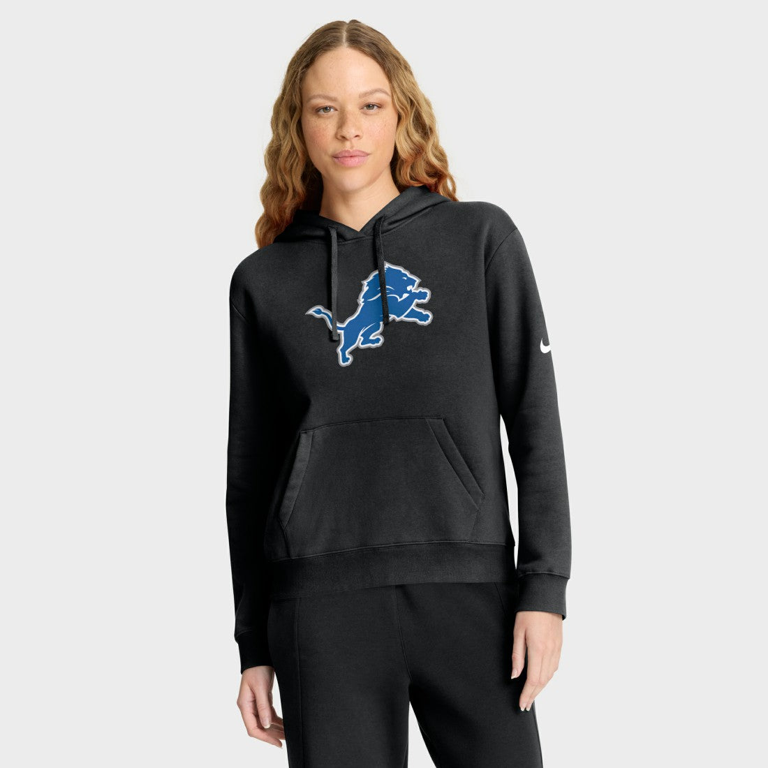 Nike Detroit Lions Women's Club Fleece Hoodie Black