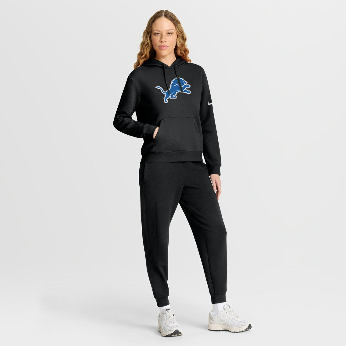 Nike Detroit Lions Women's Club Fleece Hoodie Black
