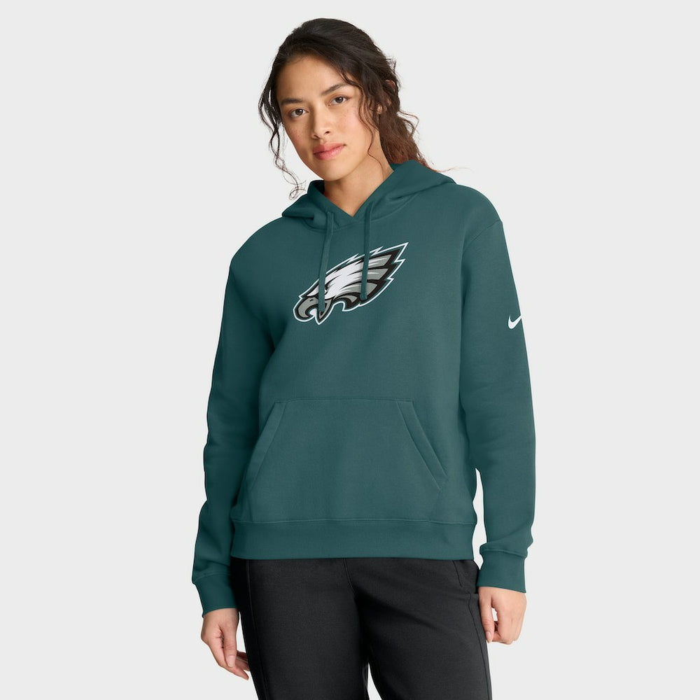 Nike Philadelphia Eagles Women's Club Fleece Hoodie Midnight Green