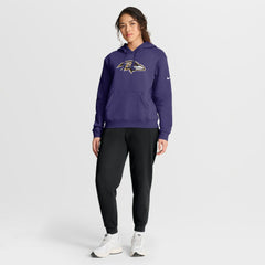 Nike Baltimore Ravens Women's Club Fleece Hoodie Purple