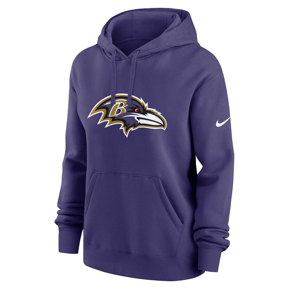 Nike Baltimore Ravens Women's Club Fleece Hoodie Purple