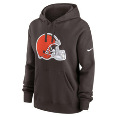 Nike Cleveland Browns Women's Club Fleece Hoodie Brown