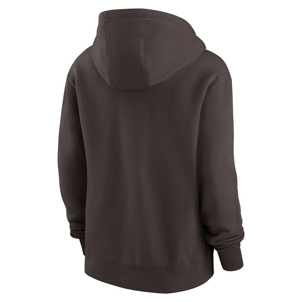 Nike Cleveland Browns Women's Club Fleece Hoodie Brown