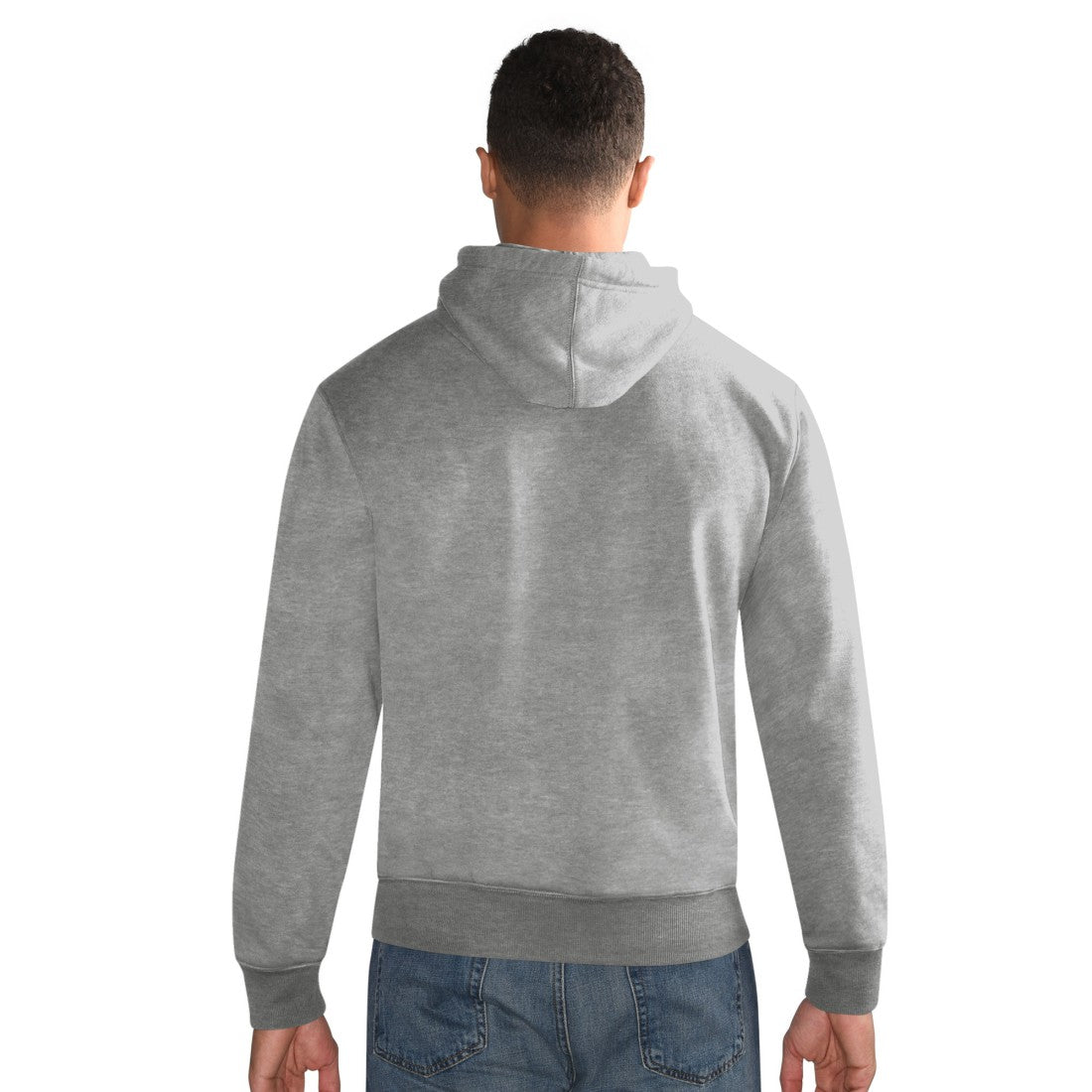 New York Jets Starter Pullover Hoodie Heather Gray